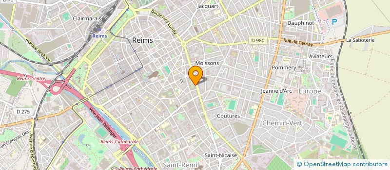 localisation de l'entreprise SCI FIRST  REIMS