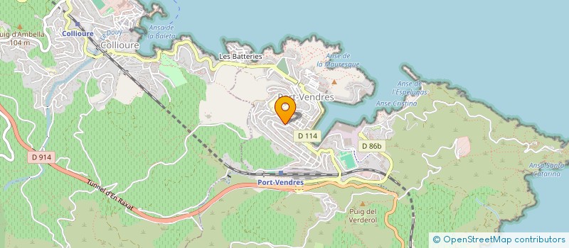 localisation de l'entreprise SCI FIRST  PORT-VENDRES