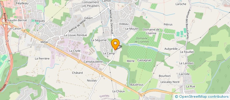 localisation de l'entreprise SCI FIRST  TRESSES