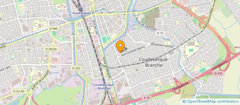 localisation de l'entreprise SCI FIRST  COUDEKERQUE-BRANCHE