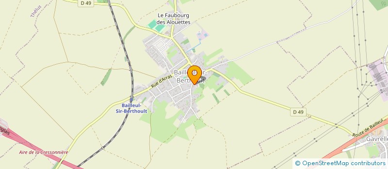 localisation de l'entreprise SCI FIRST  BAILLEUL-SIR-BERTHOULT