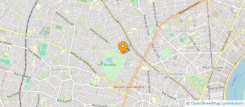 localisation de l'entreprise SCI FIRST  LE BOUSCAT