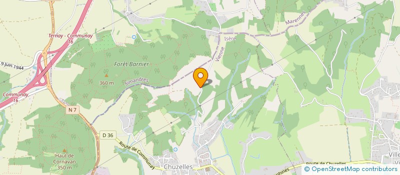 localisation de l'entreprise SCI FIRST  CHUZELLES