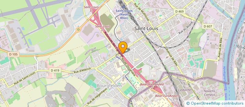 localisation de l'entreprise SCI FIRST  SAINT-LOUIS