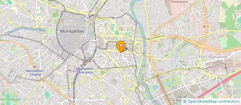 localisation de l'entreprise SCI FIRST BLUM à MONTPELLIER