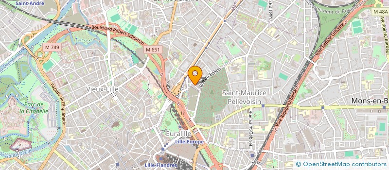 localisation de l'entreprise SCI FIRST IMMO à LA MADELEINE