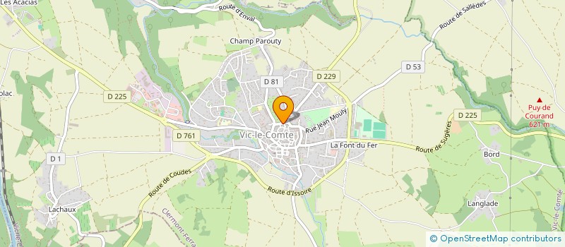 localisation de l'entreprise SCI FIRST IMMO  VIC-LE-COMTE