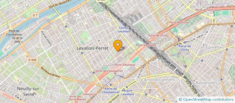 localisation de l'entreprise SCI FIRST IMMO NILVANGE à LEVALLOIS-PERRET