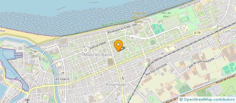 localisation de l'entreprise SCI FIRST LF à DUNKERQUE