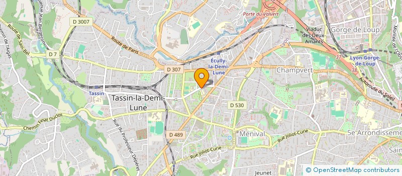 localisation de l'entreprise SCI FIRST RYV  TASSIN-LA-DEMI-LUNE