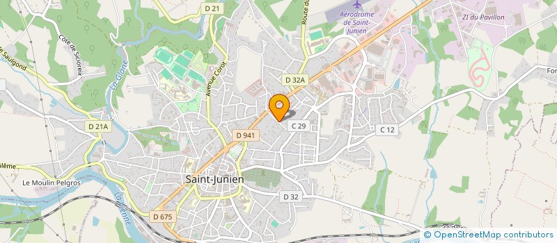 localisation de l'entreprise SCI FIRST STONE  SAINT JUNIEN