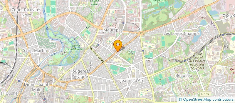 localisation de l'entreprise SCI FIRST STREET  RENNES