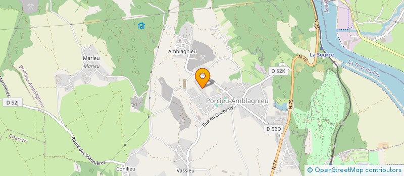 localisation de l'entreprise SCI FIRSTY  VERTRIEU