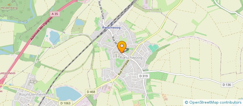 localisation de l'entreprise SCI FISCHER  RSCHWOOG