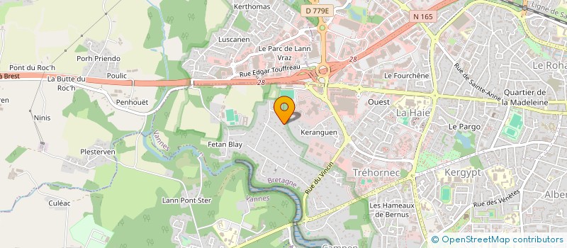 localisation de l'entreprise SCI FISCHER à VANNES