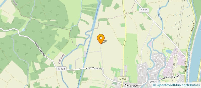 localisation de l'entreprise SCI FISCHER INVESTISSEMENT  GERSTHEIM