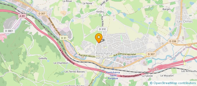 localisation de l'entreprise SCI FISEJU  VINDRY-SUR-TURDINE