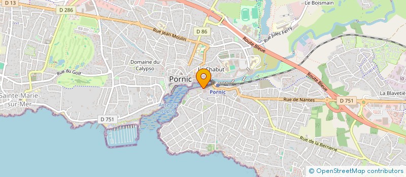 localisation de l'entreprise SCI FISH AND CHIPS  PORNIC