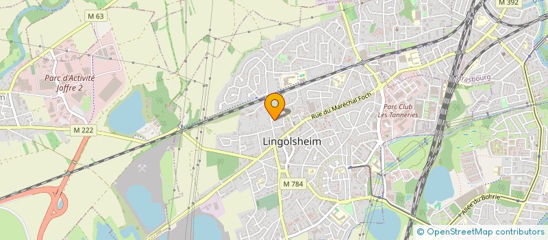 localisation de l'entreprise SCI FISH AND CHIPS  LINGOLSHEIM