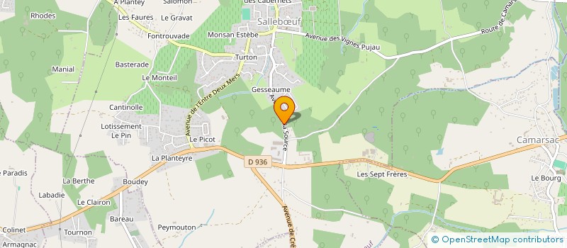 localisation de l'entreprise SCI FISHFAMILY  SALLEBUF