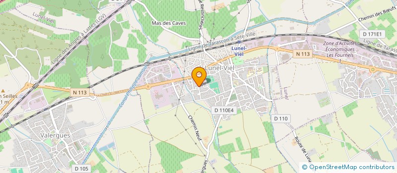 localisation de l'entreprise SCI FISHWORLD  LUNEL-VIEL