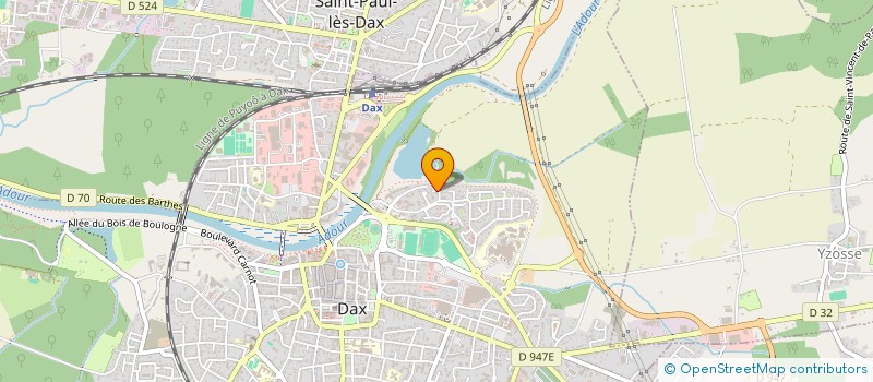localisation de l'entreprise SCI FISIO  DAX