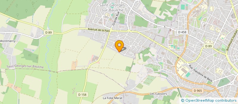 localisation de l'entreprise SCI FISLAIR à AUXERRE