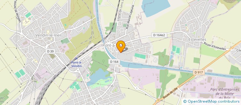 localisation de l'entreprise SCI FISLI  PONT-A-VENDIN