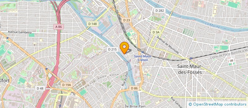 localisation de l'entreprise SCI FISTONS à SAINT-MAUR-DES-FOSSES