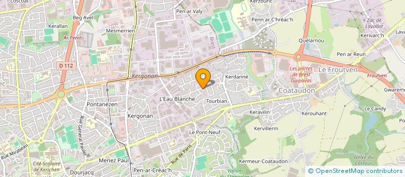 localisation de l'entreprise SCI FITAMANT-MASSON  GUIPAVAS