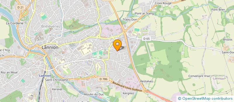 localisation de l'entreprise SCI FITECH  LANNION