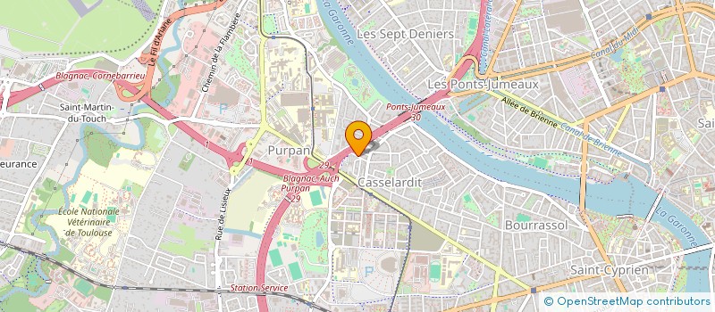 localisation de l'entreprise SCI FITESC à TOULOUSE