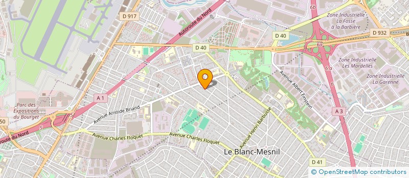 localisation de l'entreprise SCI FITIBO FRANCE à LE BLANC-MESNIL
