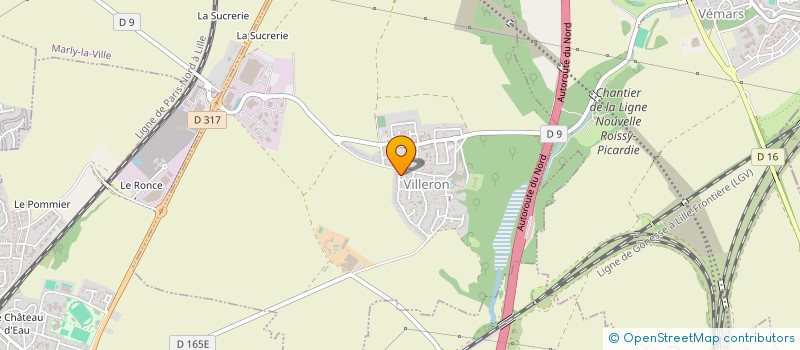 localisation de l'entreprise SCI FITOUSSI- FHEZ à VILLERON