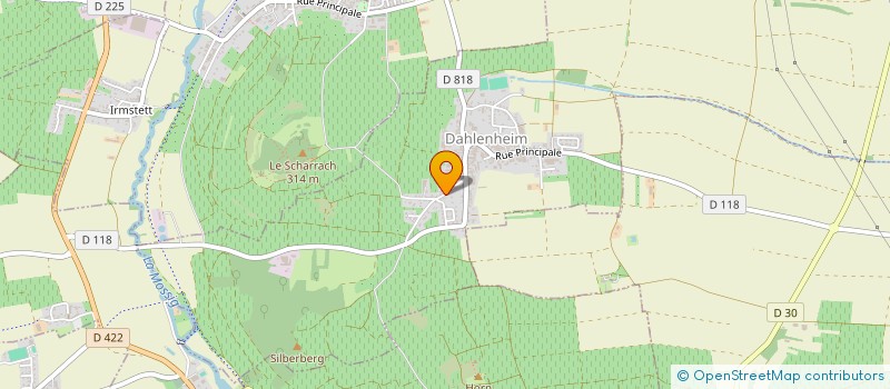 localisation de l'entreprise SCI FITTE PILOT  DAHLENHEIM