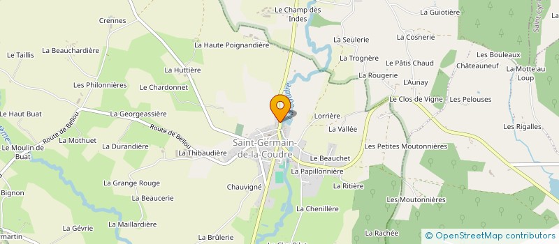 localisation de l'entreprise SCI FIVA à SAINT-GERMAIN-DE-LA-COUDRE