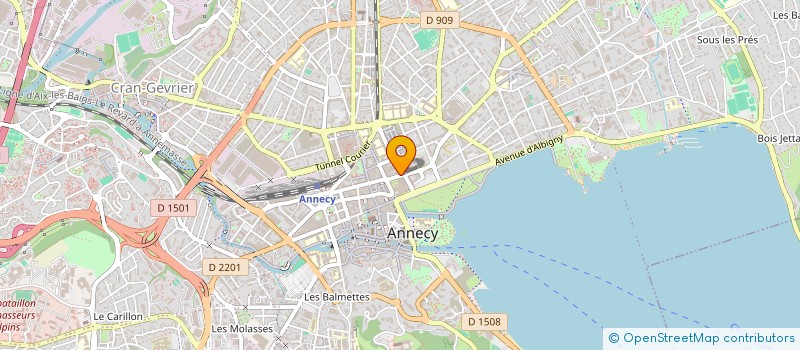 localisation de l'entreprise SCI FIVAL à ANNECY