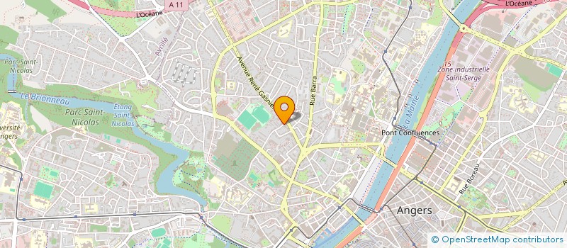 localisation de l'entreprise SCI  FIVALA à ANGERS