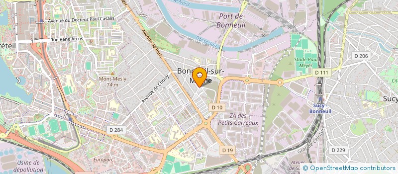 localisation de l'entreprise SCI FIVAM  BONNEUIL-SUR-MARNE