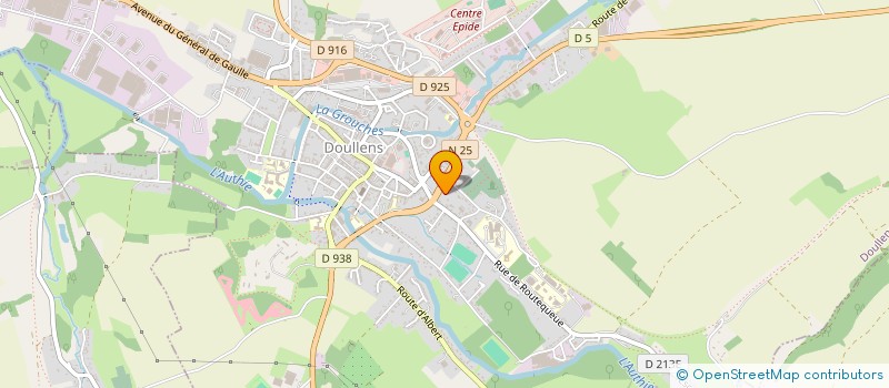 localisation de l'entreprise SCI FIVAS  DOULLENS