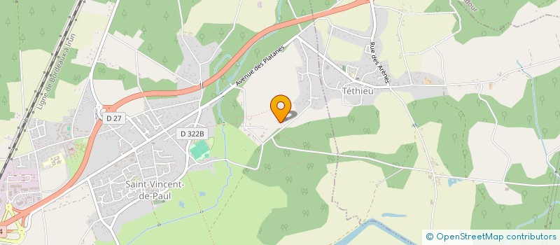 localisation de l'entreprise SCI FIVE  SAINT-VINCENT-DE-PAUL