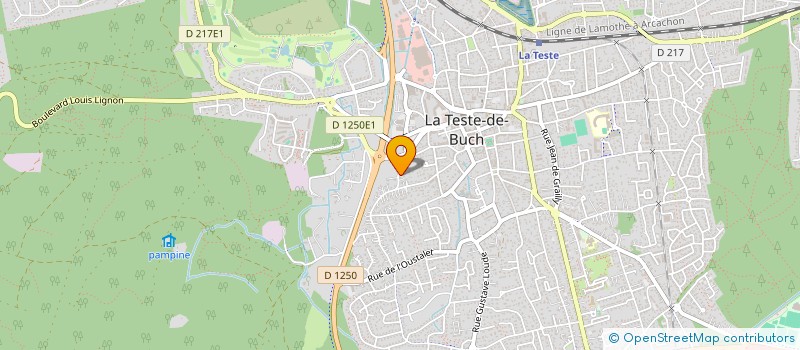 localisation de l'entreprise SCI FIVE à LA TESTE-DE-BUCH