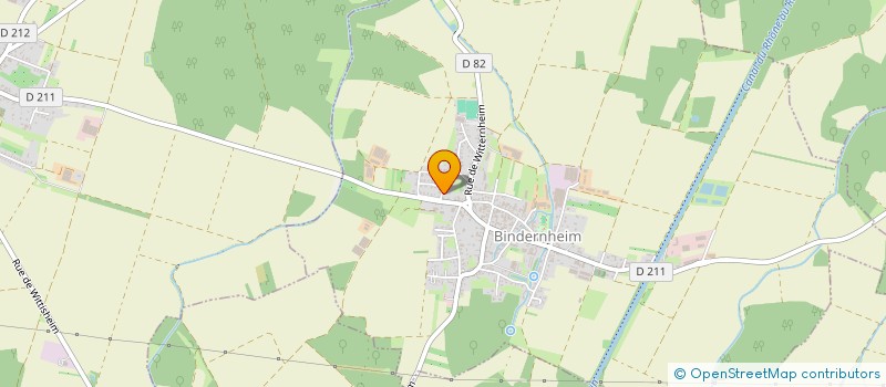 localisation de l'entreprise SCI FIVE-KT  BINDERNHEIM