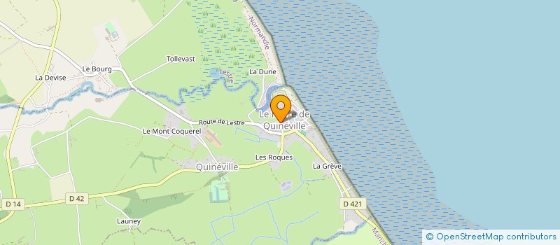 localisation de l'entreprise SCI FIVE O CLOCK  QUINEVILLE