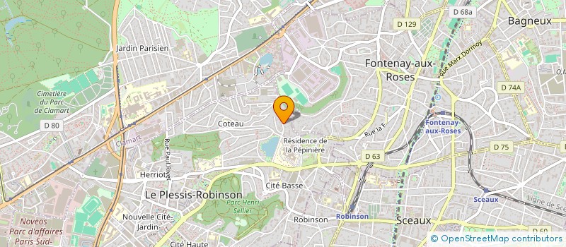 localisation de l'entreprise SCI FIX MAGENTA à LE PLESSIS-ROBINSON