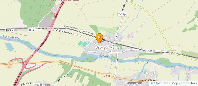 localisation de l'entreprise SCI FIZEAU  USSY-SUR-MARNE