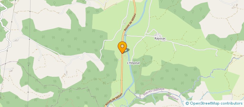 localisation de l'entreprise SCI FIZES  VABRES-L'ABBAYE