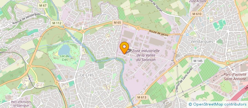 localisation de l'entreprise SCI FIZZ à VENDARGUES