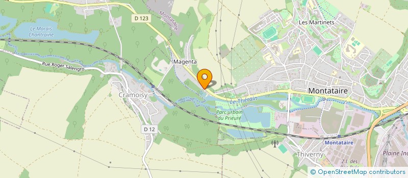 localisation de l'entreprise SCI FJ  MONTATAIRE