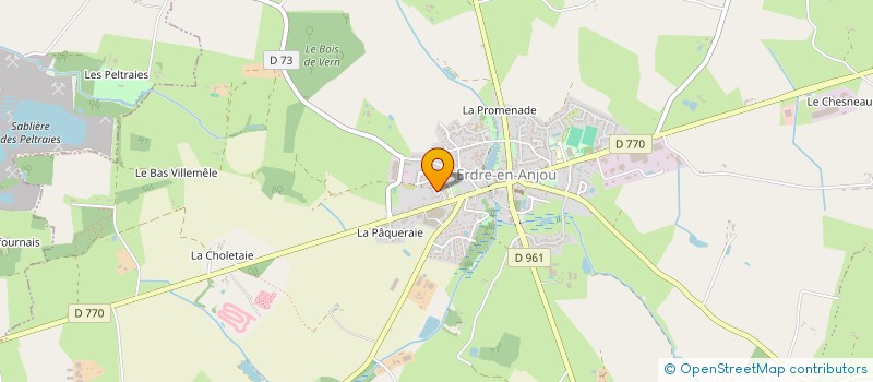 localisation de l'entreprise SCI FJ  LE LION D'ANGERS